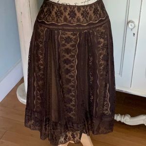 ICE Brown Lace Skirt